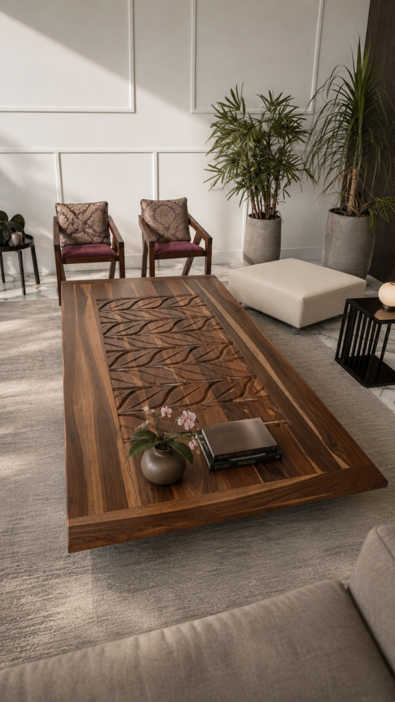 Large living room coffee table